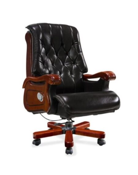 Genuine Leather Presidential Chair - Image 3