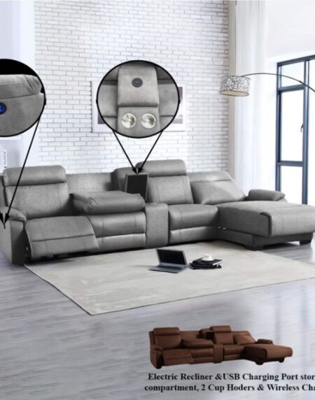 Contemporary Recliner Sofa - Image 2