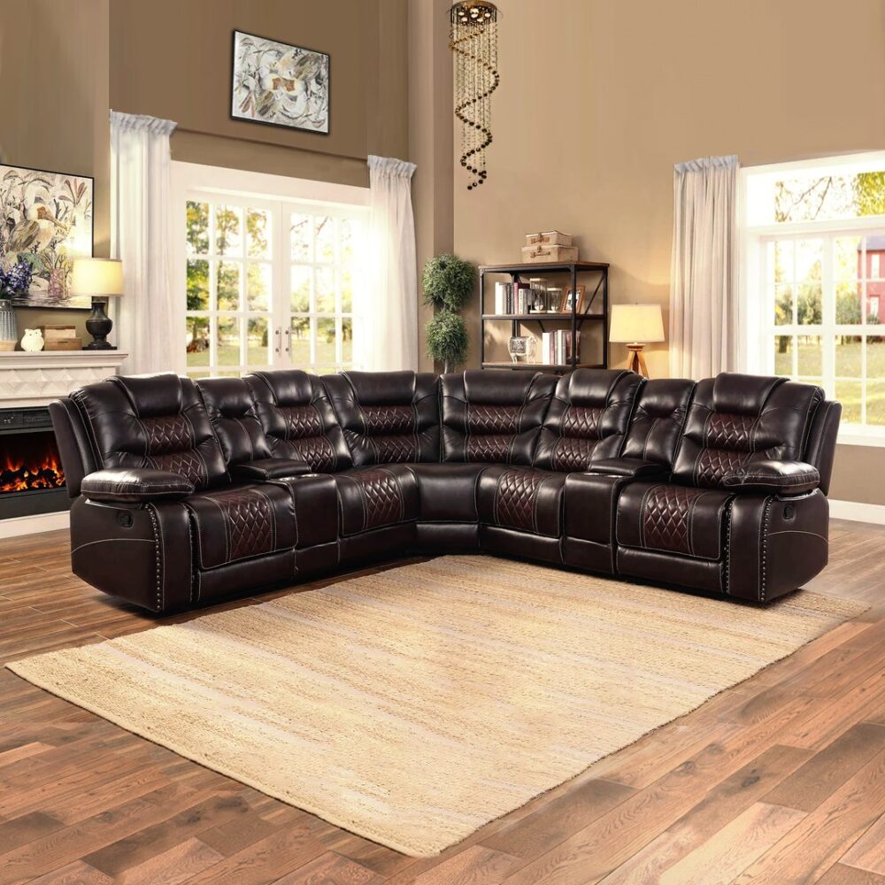 Elegant Recliner Corner Sofa