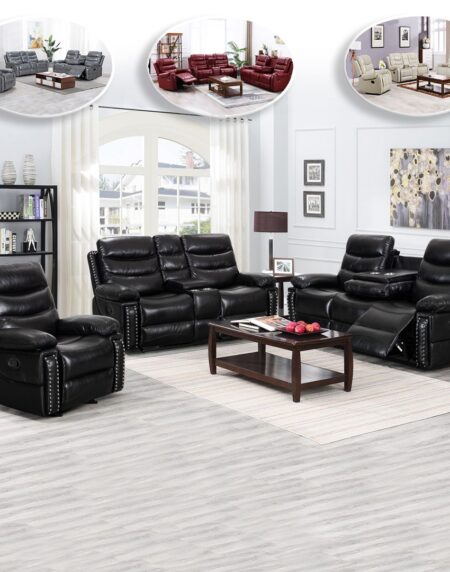 Luxury Recliner Sofa Set