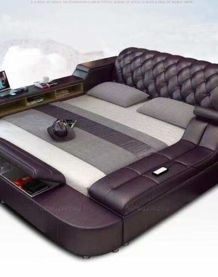 Modern Multi-Functional Bed with Massage Chair - Image 3