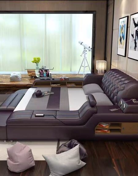 Modern Multi-Functional Bed with Massage Chair - Image 5