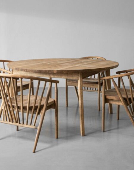 Contemporary 4 Seater Dining Set - Image 3