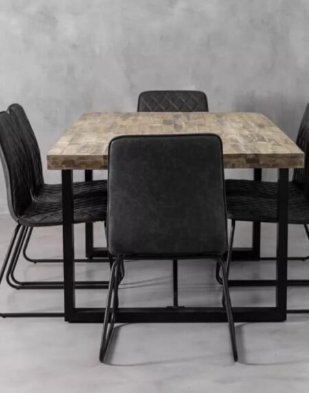 Modern 6 Seater Dining Set - Image 2