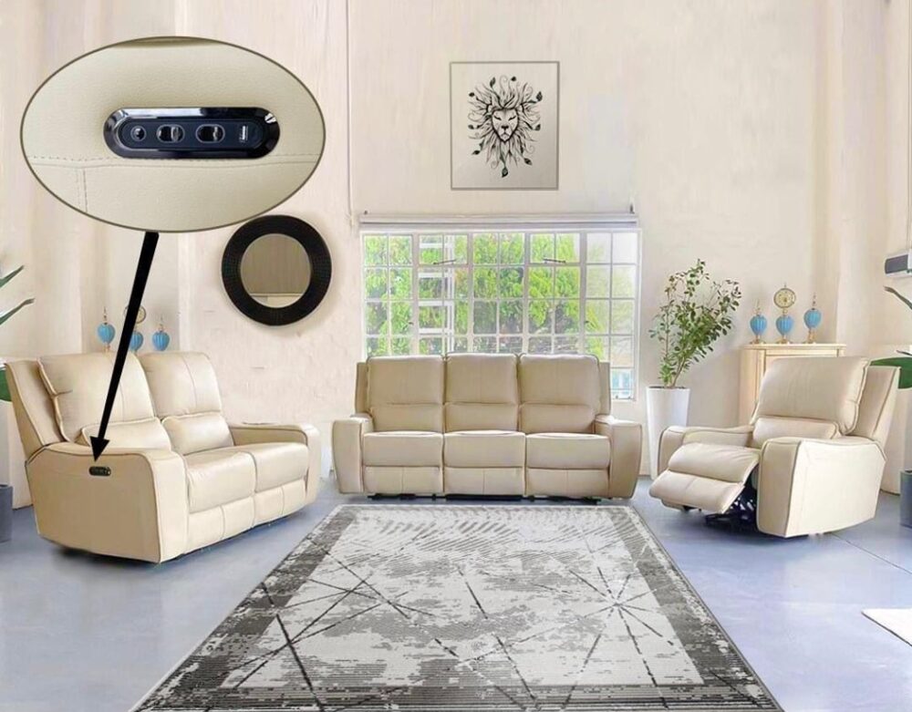 Modern Recliner Sofa Set - Image 2