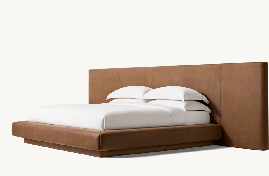 Horizon Panel Leather Bed - Image 3