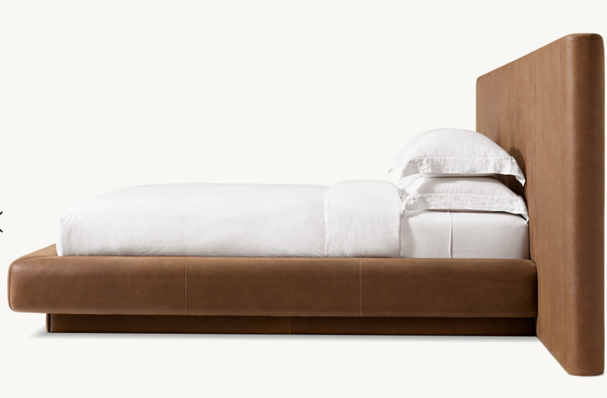 Horizon Panel Leather Bed - Image 2