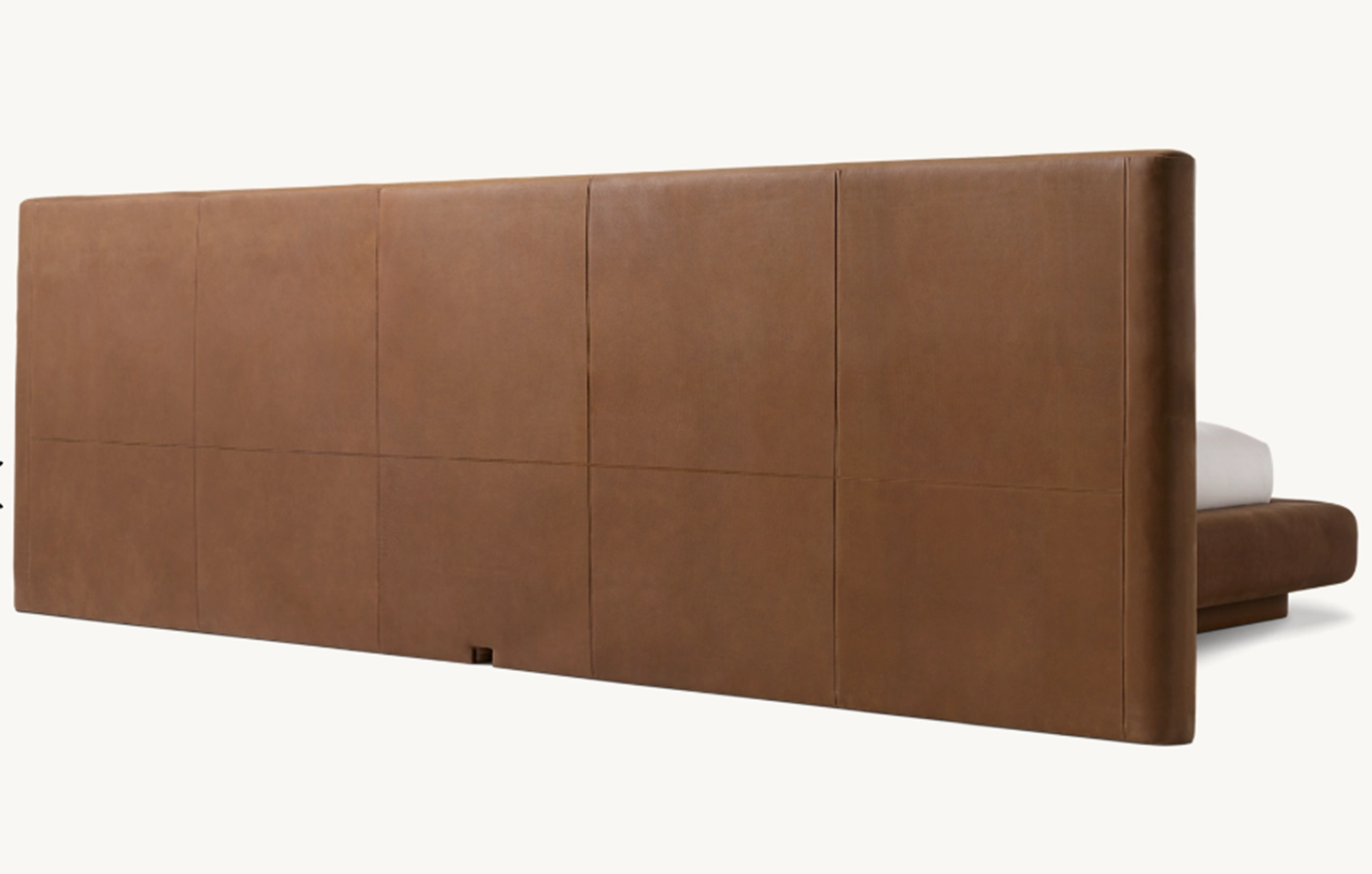 Horizon Panel Leather Bed - Image 4