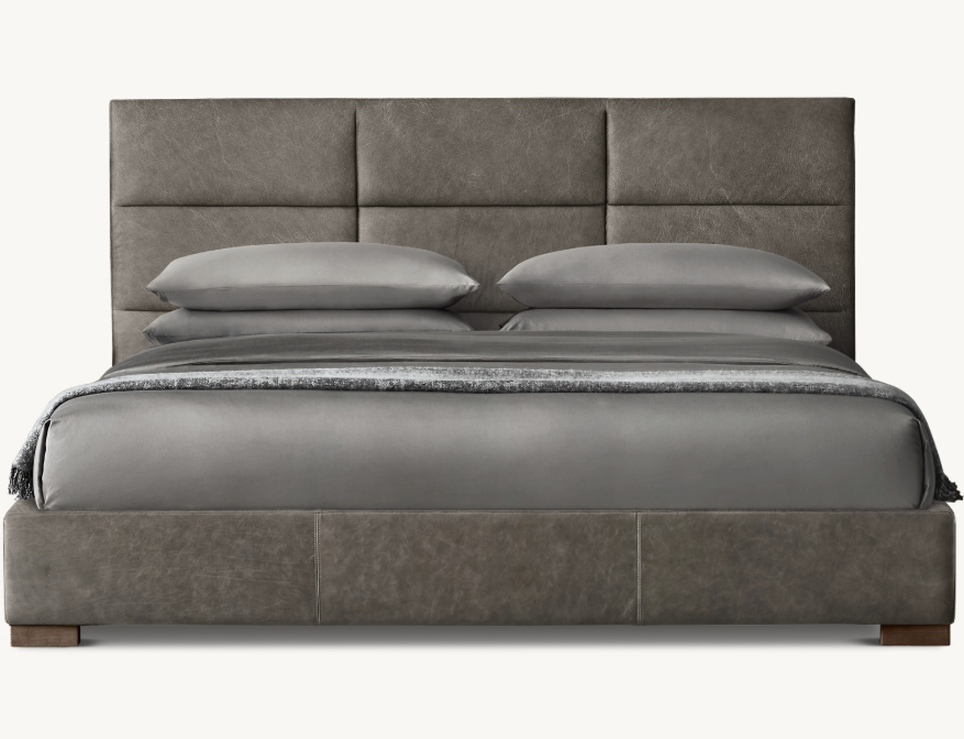Luxurious Upholstered Panel Bed Frame