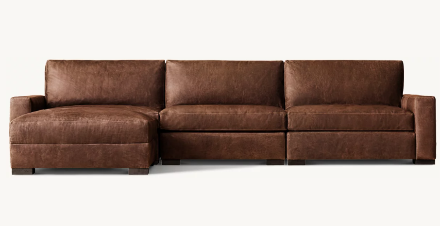 Large Sectional Sofa with Chaise