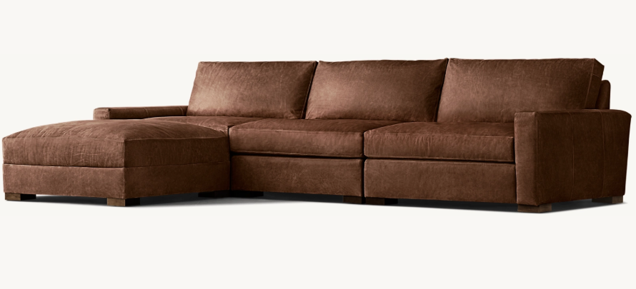 Large Sectional Sofa with Chaise - Image 3