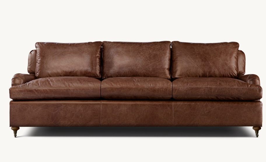 Contemporary Leather 3-Seater Sofa