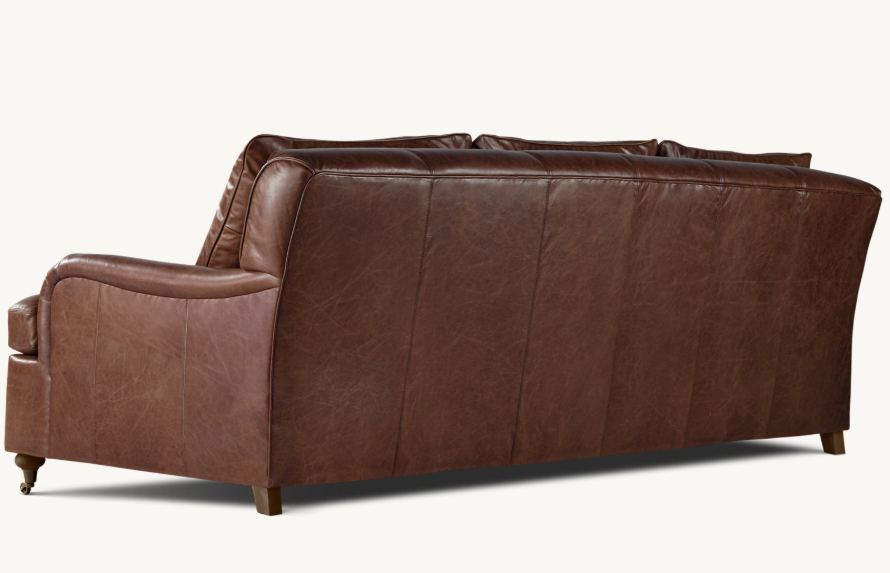 Contemporary Leather 3-Seater Sofa - Image 2
