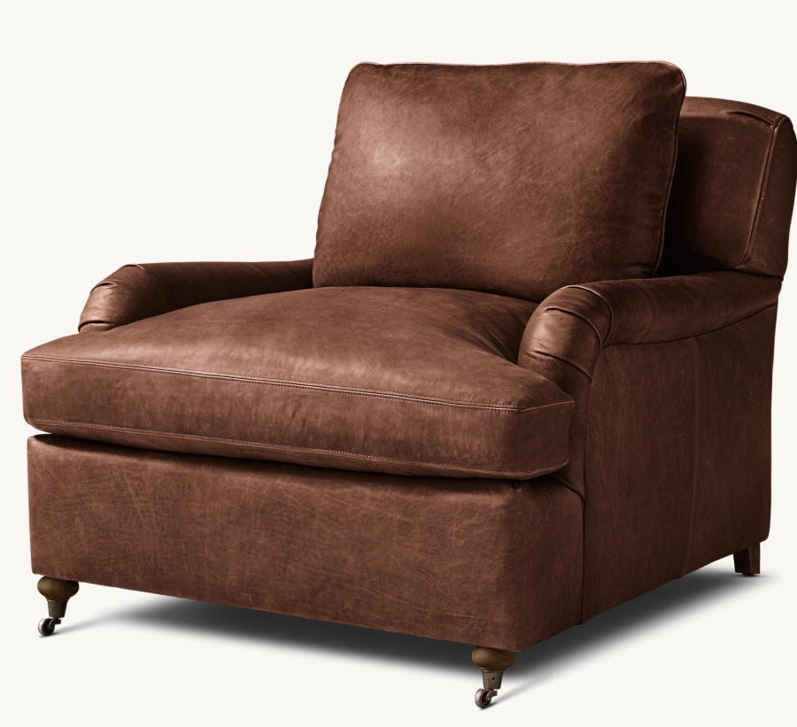 Contemporary Leather Accent Chair